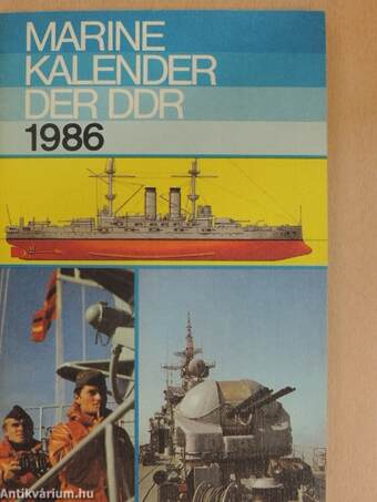 Marinekalender der DDR 1986