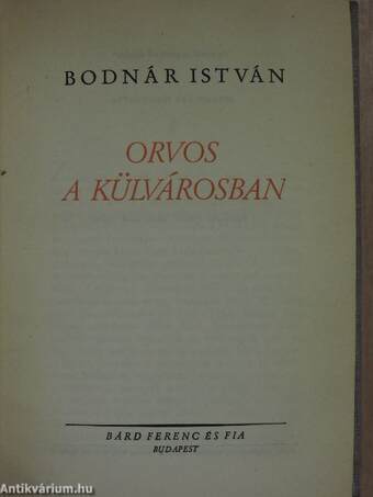 Orvos a külvárosban