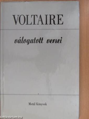 Voltaire válogatott versei (dedikált példány)