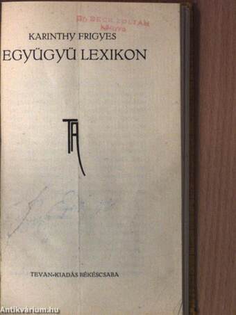 Együgyü lexikon