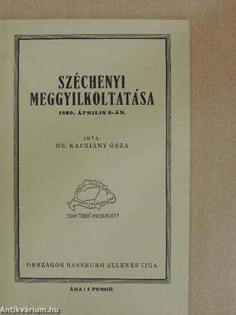 Széchenyi meggyilkoltatása