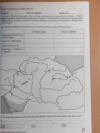 Történelem II. Munkafüzet