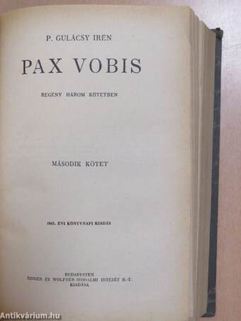 Pax Vobis I-III.