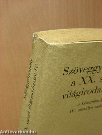 Szöveggyűjtemény a XX. század világirodalmából