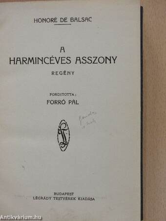 A harmincéves asszony