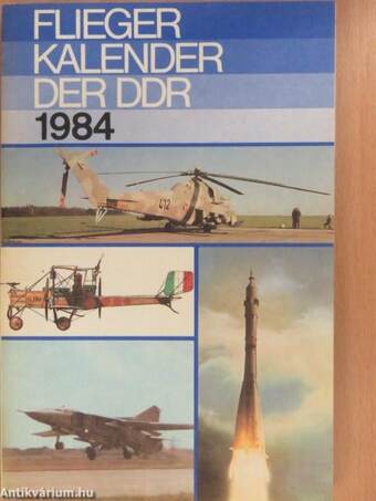 Fliegerkalender der DDR 1984