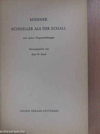 Männer - schneller als der Schall