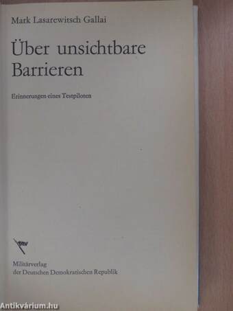 Über unsichtbare Barrieren