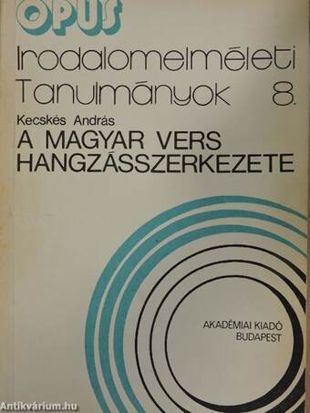 A magyar vers hangzásszerkezete