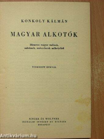 Magyar alkotók