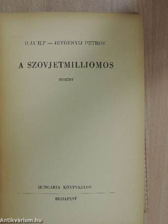 A szovjetmilliomos