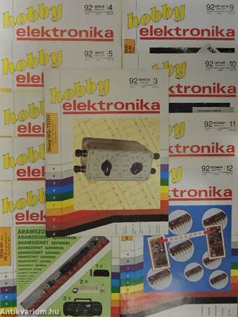 Hobby Elektronika 1992. (nem teljes évfolyam)