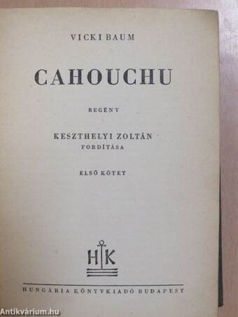 Cahouchu I-II.