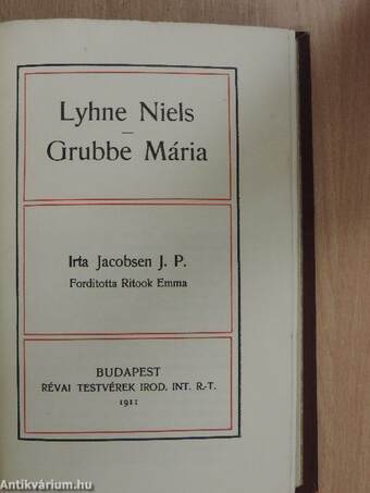 Lyhne Niels/Grubbe Mária