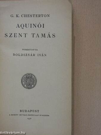 Aquinói Szent Tamás