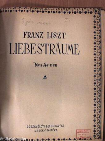 Liebesträume/Fantasiestücke für Klavier/Fantasie D Moll/Klavier-Sonaten/9. Sonate/Mélodie pour Piano/4 Impromptus/Der fliegende Holländer/Potpourri aus der Oper Der Barbier von Sevilla