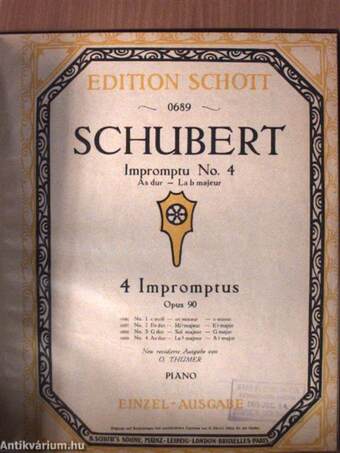 Liebesträume/Fantasiestücke für Klavier/Fantasie D Moll/Klavier-Sonaten/9. Sonate/Mélodie pour Piano/4 Impromptus/Der fliegende Holländer/Potpourri aus der Oper Der Barbier von Sevilla