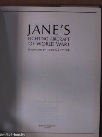 Jane's Fighting Aircraft of World War I.