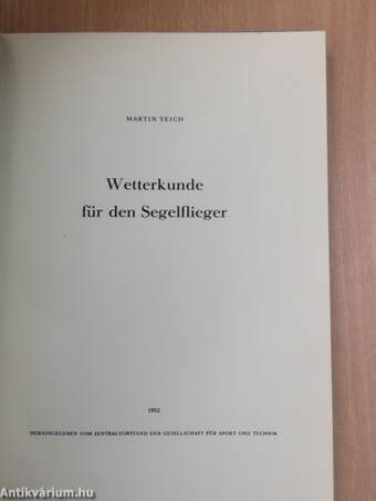 Wetterkunde für den Segelflieger