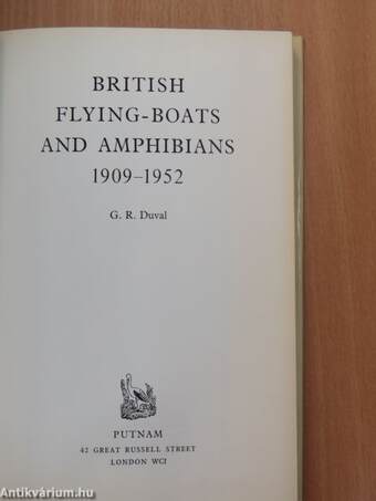 British Flying-Boats and Amphibians