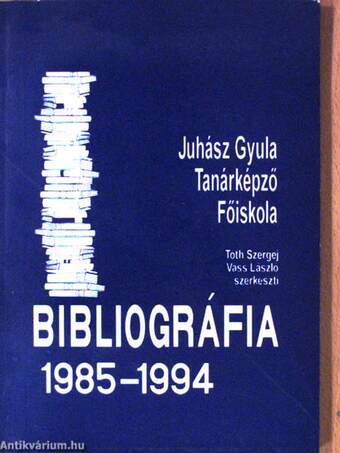 Bibliográfia 1985-1994