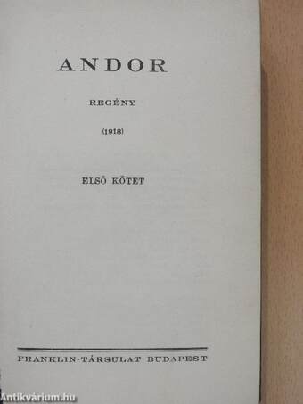 Andor I-II.