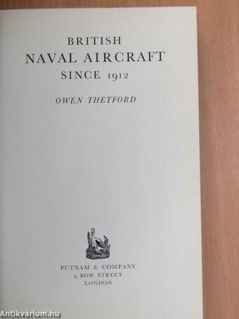 British Naval Aircraft since 1912