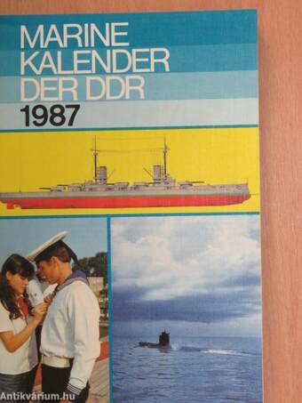 Marinekalender der DDR 1987