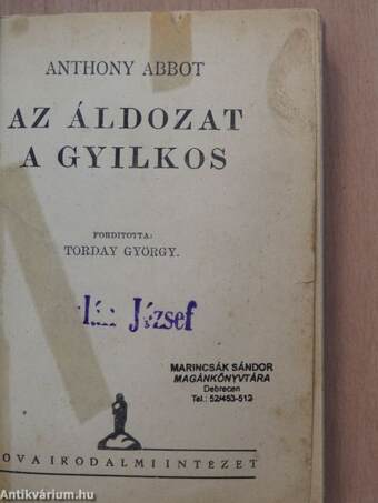 Az áldozat a gyilkos