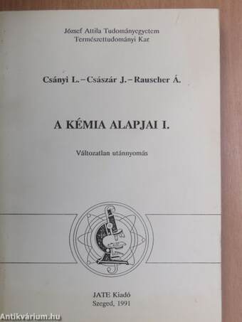 A kémia alapjai I.