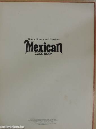 Mexican Cook Book