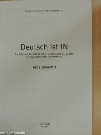 Deutsch ist IN - Arbeitsbuch 1.