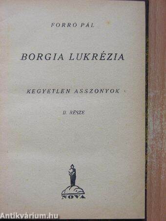 Borgia Lukrézia/A szalonka meséi