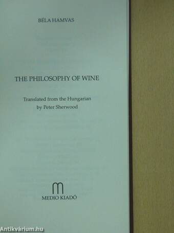 The Philosophy of Wine