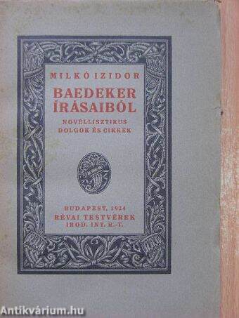 Baedeker írásaiból