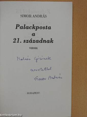 Palackposta a 21. századnak (dedikált, számozott példány)