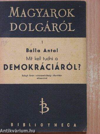 Mit kell tudni a demokráciáról?