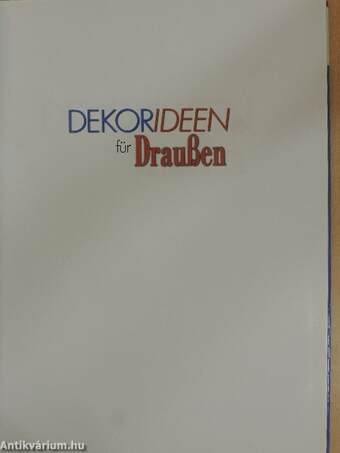 Dekorideen für Draußen