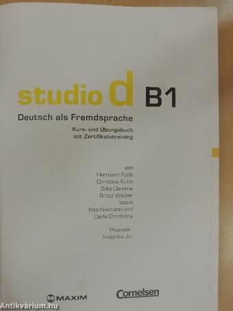 Studio d B1 - Kurs- und Übungsbuch