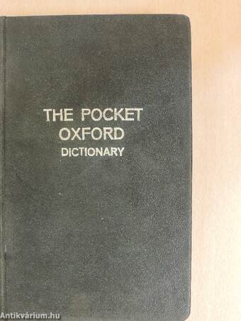 The Pocket Oxford Dictionary of Current English