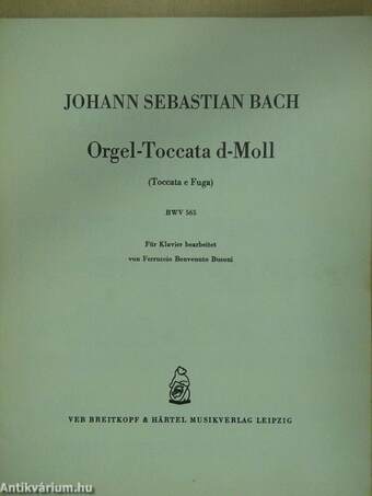 Orgel-Toccata d-Moll