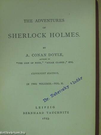 The Adventures of Sherlock Holmes II.