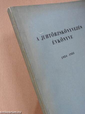 A juhtörzskönyvezés évkönyve 1954-1955