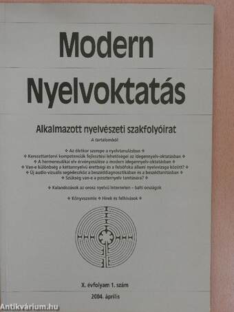 Modern Nyelvoktatás 2004. április
