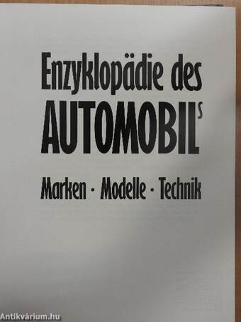 Enzyklopädie des Automobils