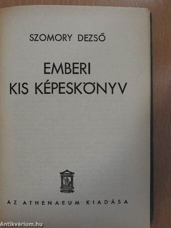 Emberi kis képeskönyv