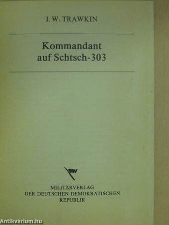 Kommandant auf Schtsch-303