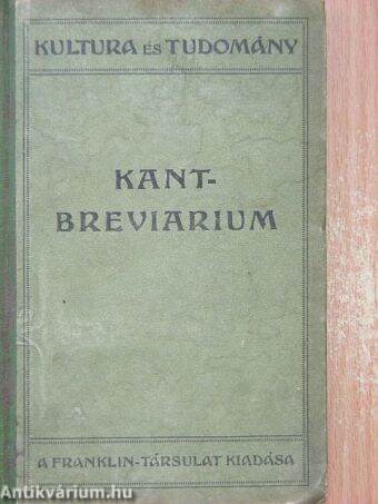 Kant-breviárium