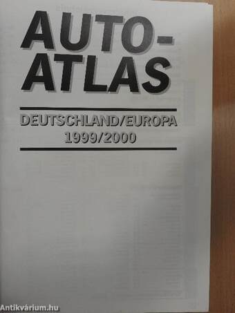 Autoatlas Deutschland/Europa 1999/2000