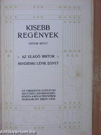 Kisebb regények